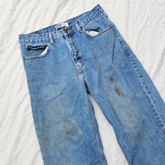 Vintage Levis Relaxed Blue Jeans - Picture 3 of 5